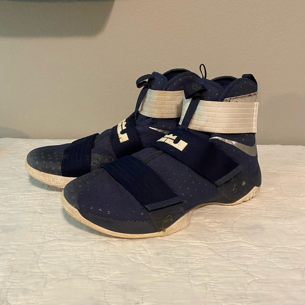 Nike hightops with Velcro closure